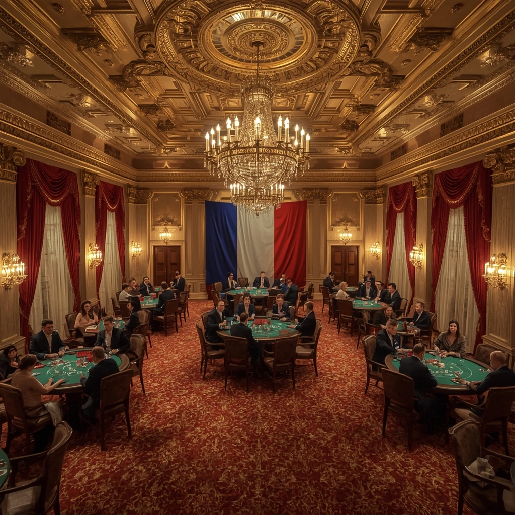 Le casino et le drapeau français CASINO VENETIAN
